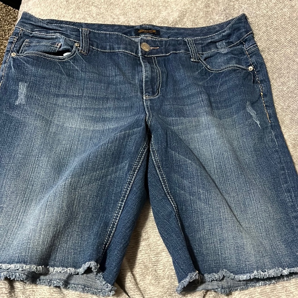 Melissa McCarthy Seven7 Jean Shorts